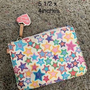 Star leather zip wallet Dooney & Bourke